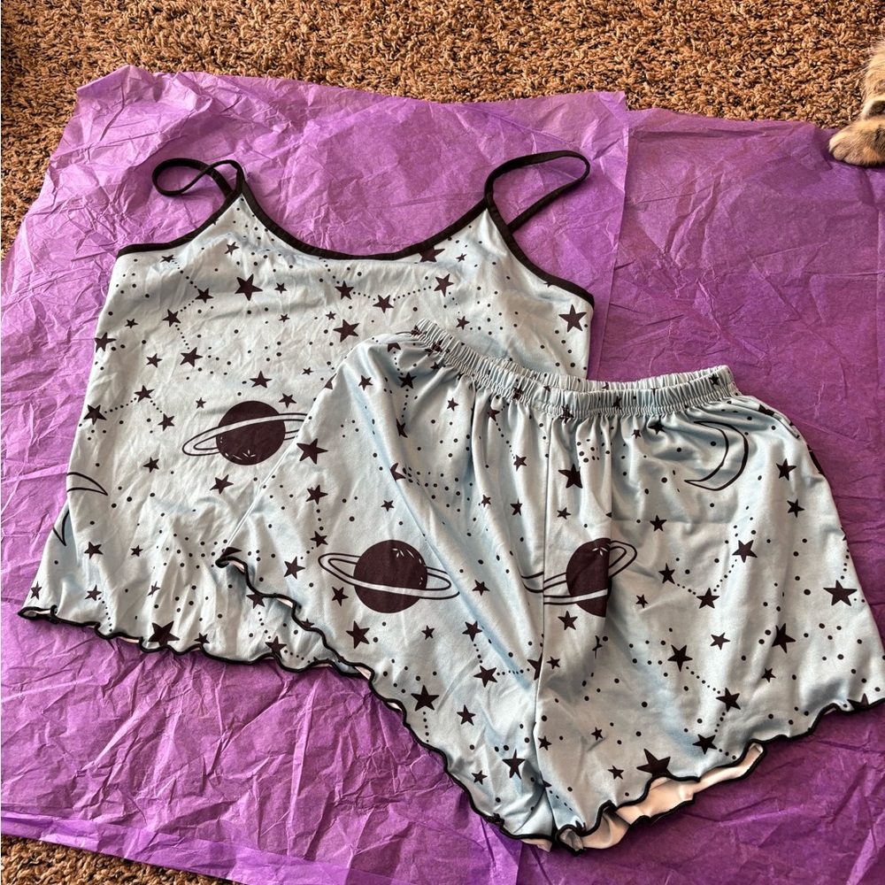 Women's Celestial Print Sleepwear Set